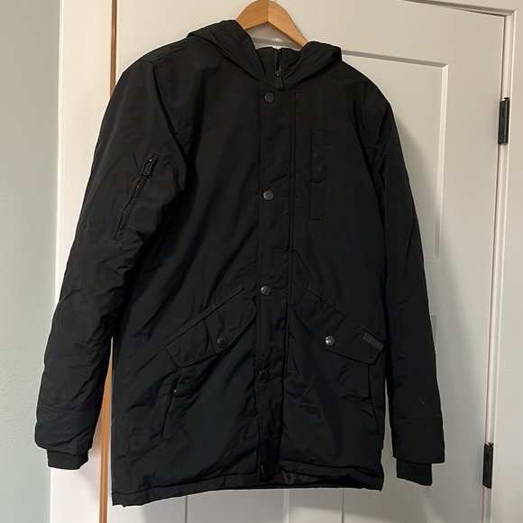 Men’s size small Ben Sherman black winter parka. - Picture 2 of 6